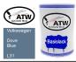 Preview: Volkswagen, Dove Blue, L31: 500ml Lackdose, von ATW Autoteile West.